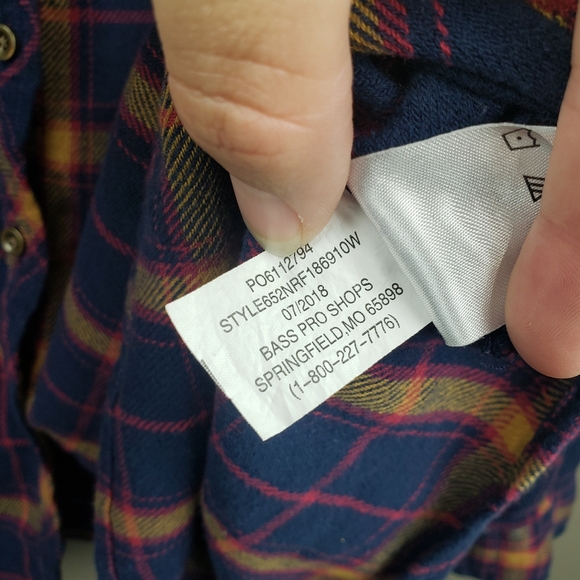 Natural Reflections Womens Flannel Button Up Shirt Size 1X Blue 100% Cotton 2018 - Picture 4 of 8